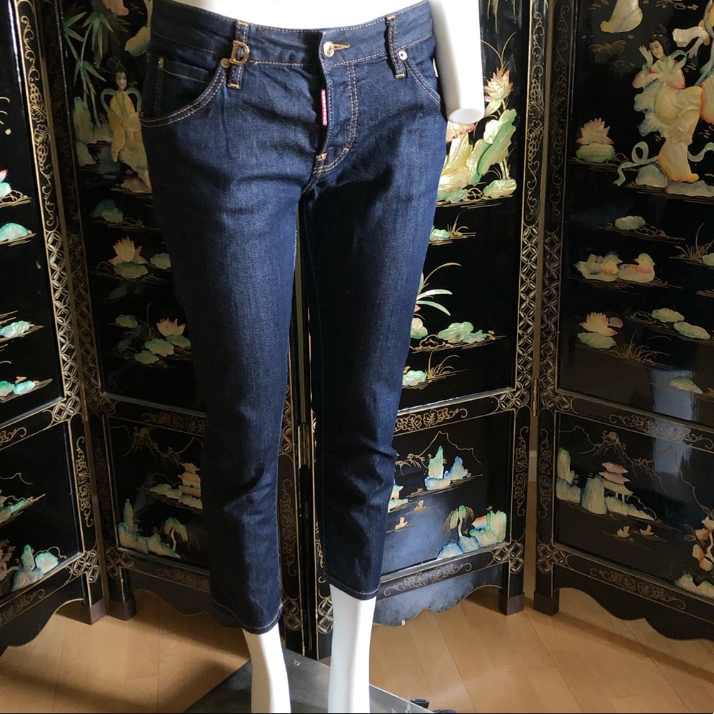 D squared dark crop boyfriend jeans 44 8 ag Italy